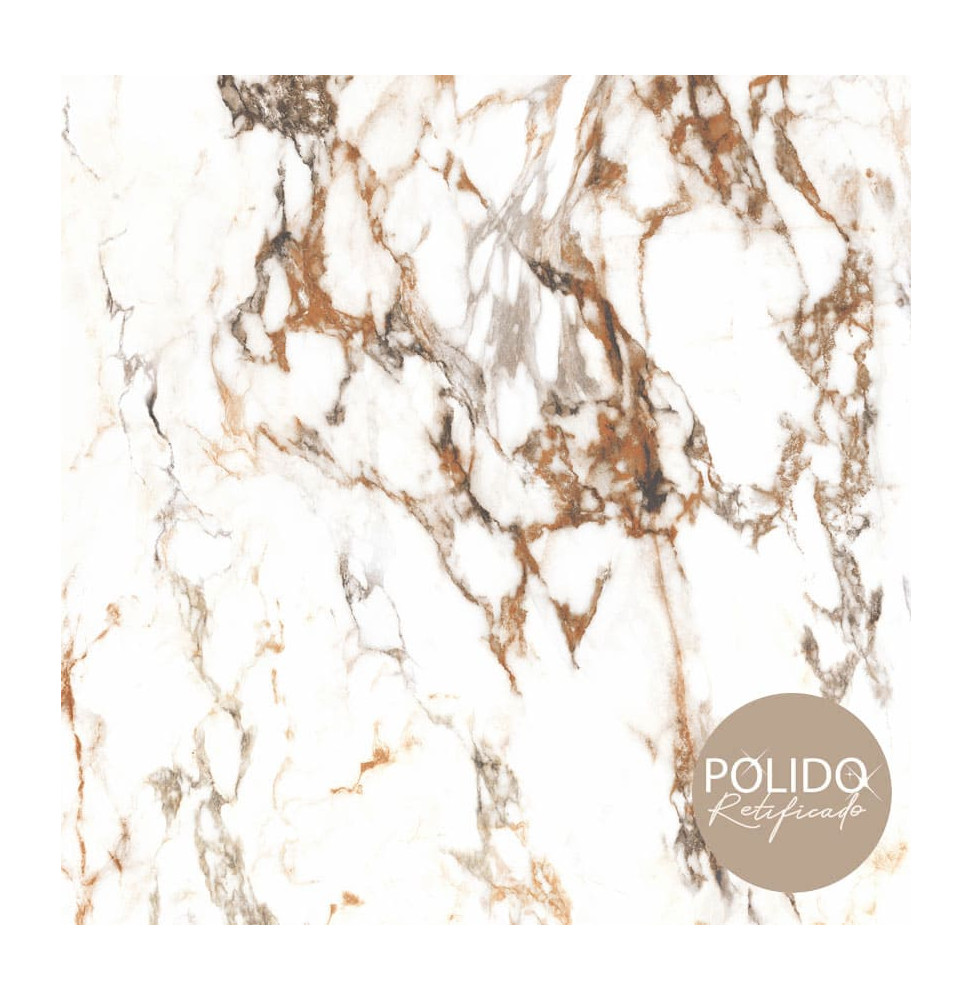 PISO FORMIGRES Vivara Polido 66cmX66cm Caixa com 2,18m²