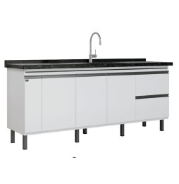 Gabinete Glamour 1,94m Branco - Locatt