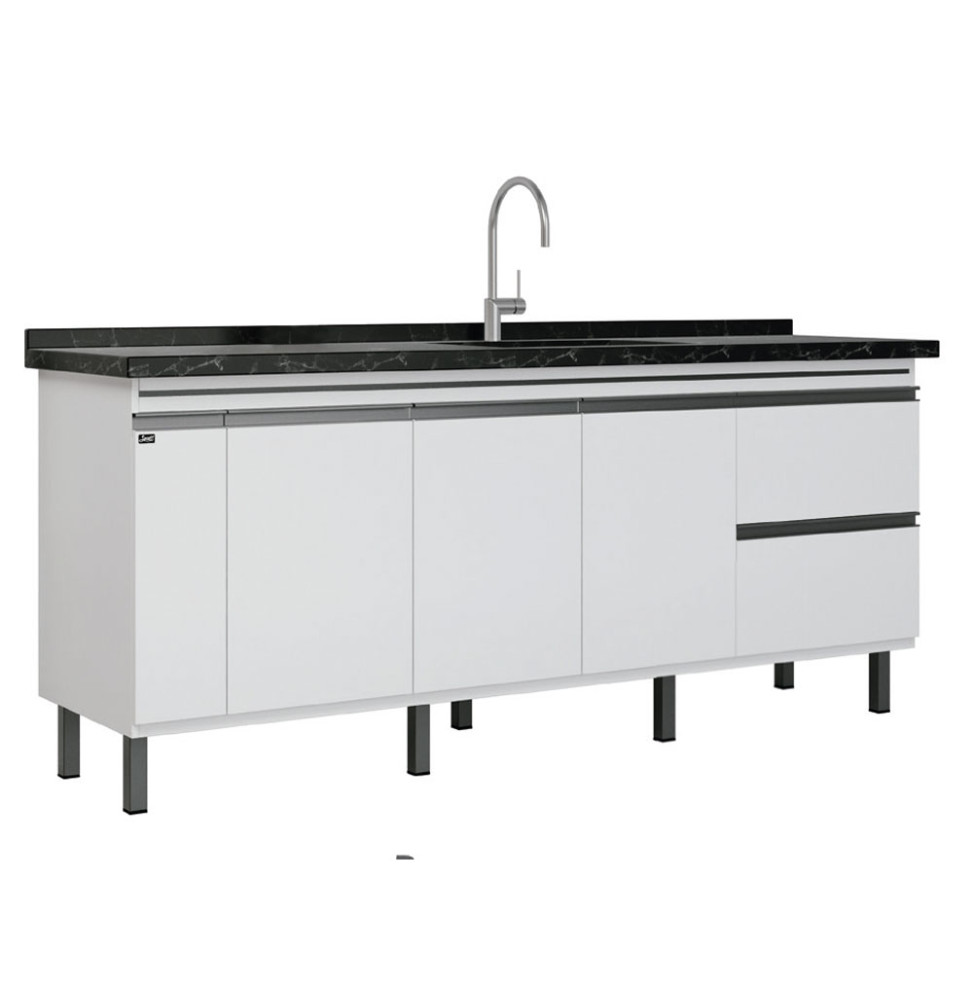 Gabinete Glamour 1,94m Branco - Locatt