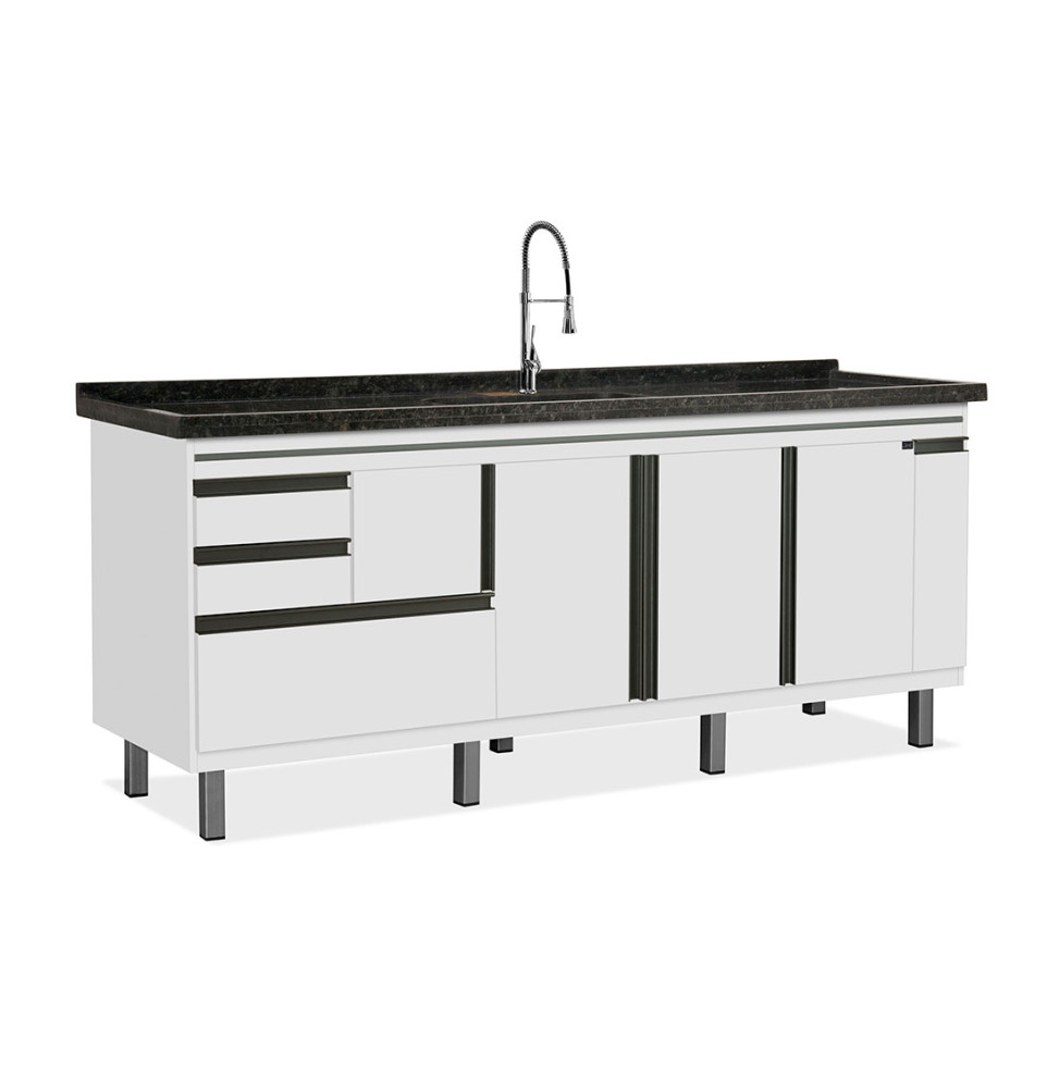 Gabinete Elegance 1,94m Branco - Locatt